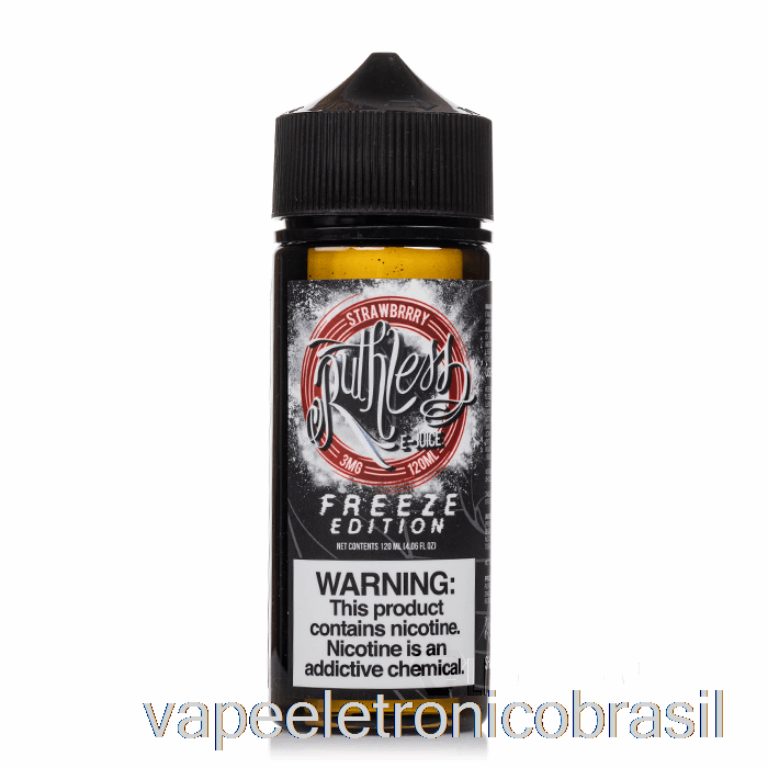 Vape Vaporesso Morango - Edição Congelada - Vapor Implacável - 120ml 3mg